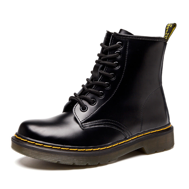 Botas Martin De Cuero Con Suela Resistente | Ideal Para Otoño Y Invierno