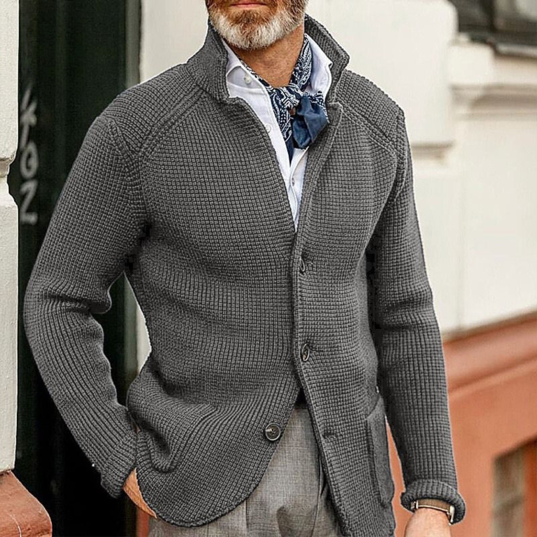 Cárdigan de Punto con Botones y Corte Relajado | Ideal para Otoño e Invierno