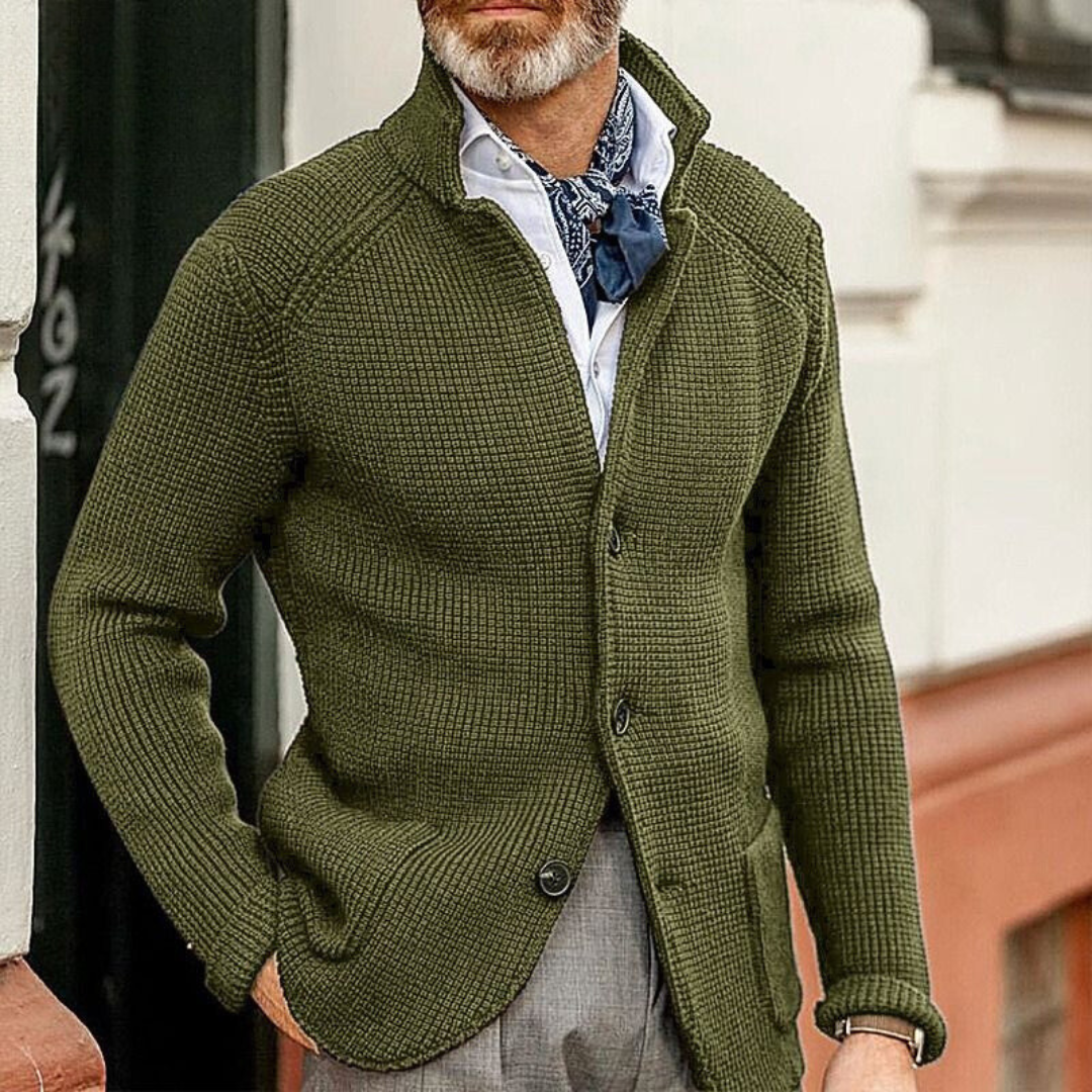 Cárdigan de Punto con Botones y Corte Relajado | Ideal para Otoño e Invierno