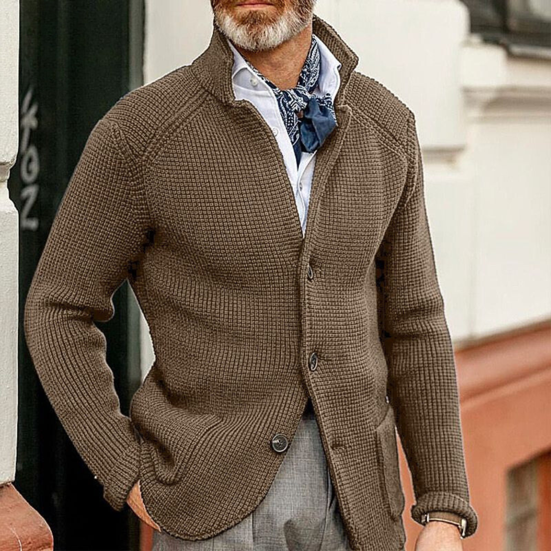 Cárdigan de Punto con Botones y Corte Relajado | Ideal para Otoño e Invierno