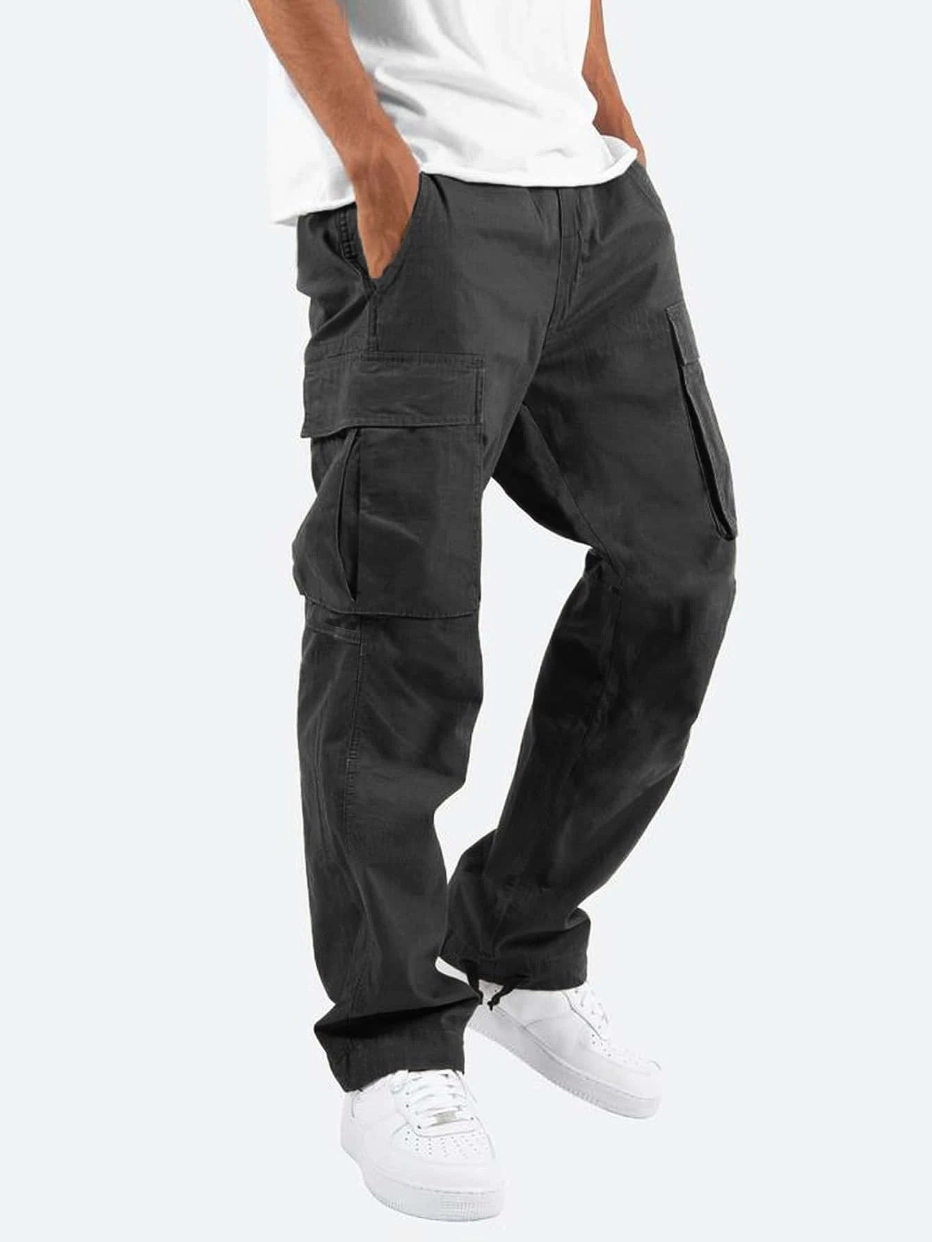 Pantalones Cargo Elásticos para Hombre con Múltiples Bolsillos | Ideales para Todas las Estaciones