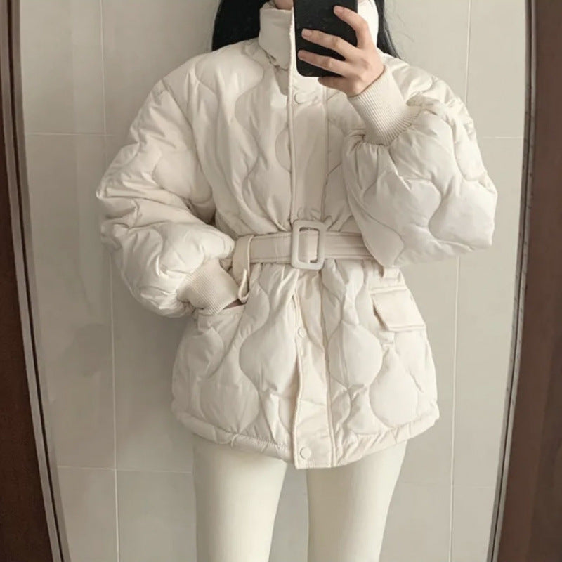 Abrigo de Mujer con Cuello Alto y Manga Larga | Ideal para Invierno
