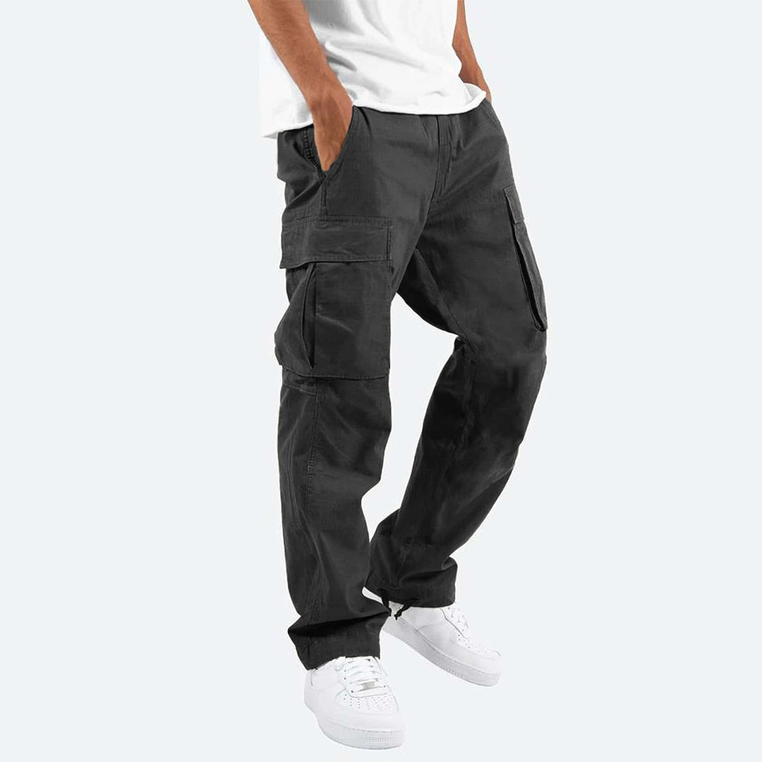 Pantalones Cargo para Hombre con Múltiples Bolsillos | Ideal para Primavera y Otoño