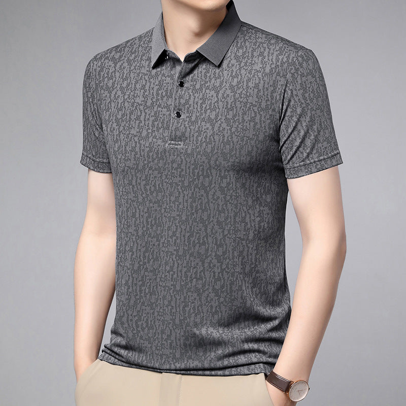 Camiseta tipo Polo de Manga Corta con Estampado Floral Ideal para el Verano