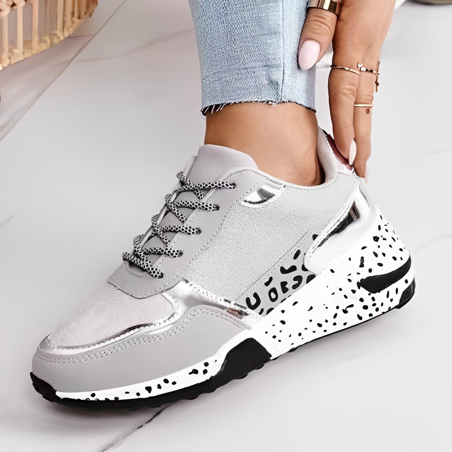 Zapatillas deportivas transpirables y ligeras con suela acolchada | Ideal para primavera y verano