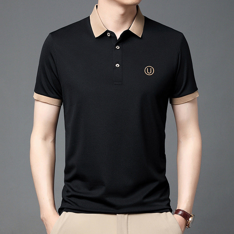 Camiseta Tipo Polo de Manga Corta en Color Sólido | Ideal para el Verano