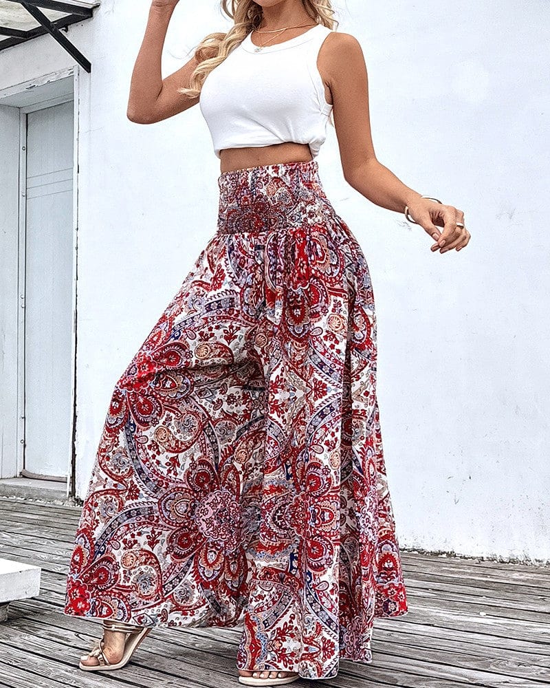 Gabi - Pantalón Floral Elegante