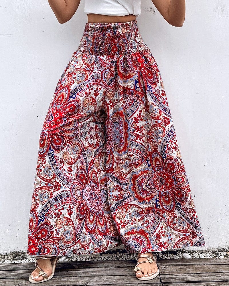 Gabi - Pantalón Floral Elegante
