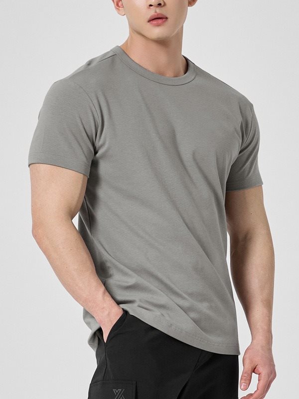 Camiseta Deportiva de Hombre con Cuello Redondo y Manga Corta | Ideal para el Verano