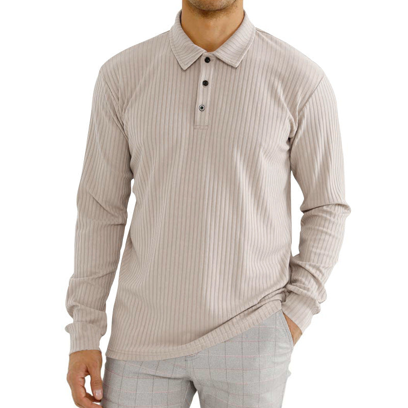 Camiseta de Hombre de Manga Larga en Mezcla de Algodón | Ideal para Primavera y Otoño