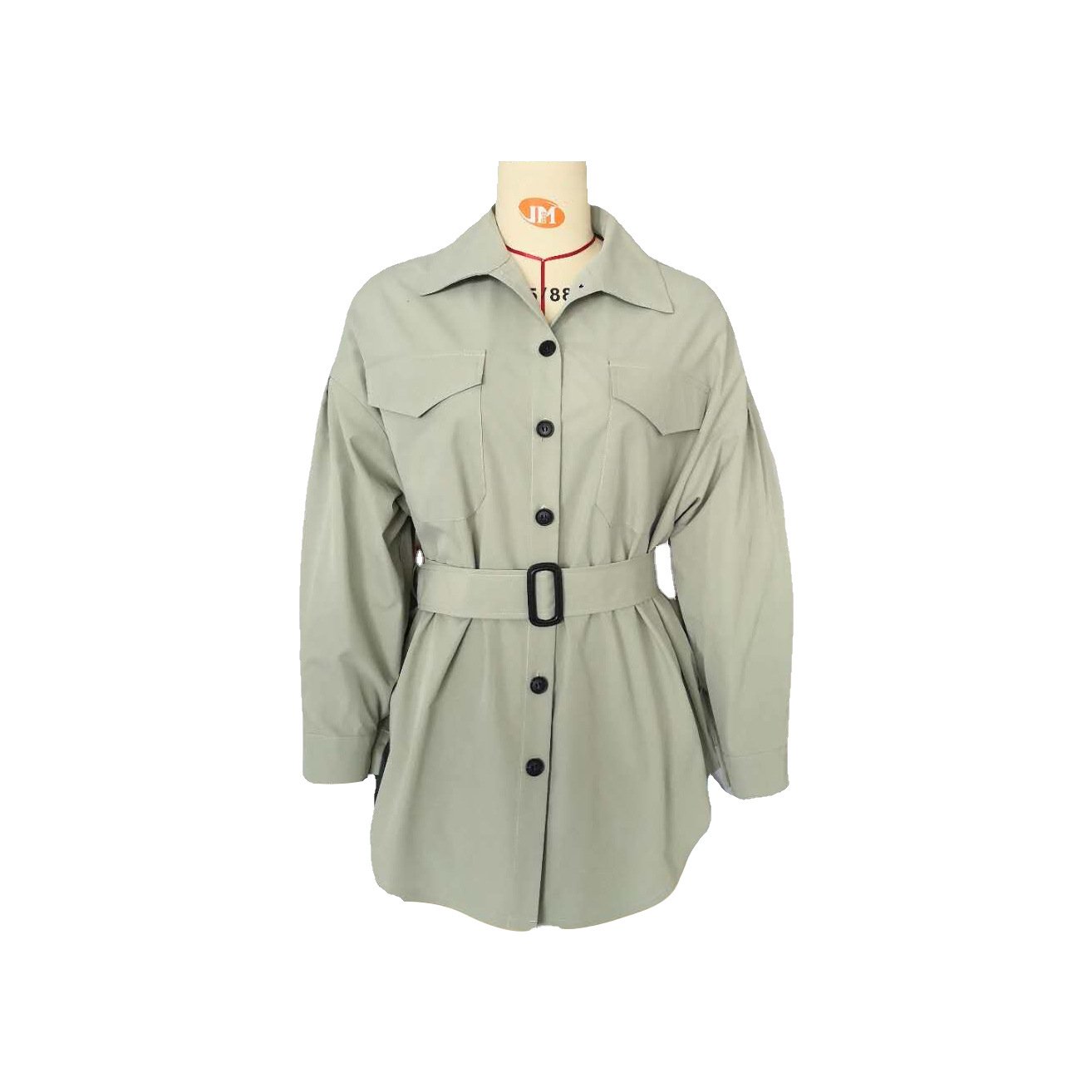 Chaqueta Camisa con Cinturón – Ideal para Primavera