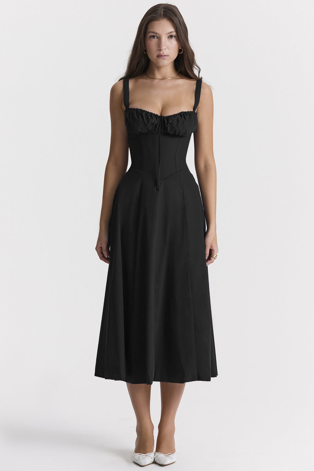 Vestido De Mujer Con Estampado Floral Y Tirantes Ajustables | Ideal Para Verano