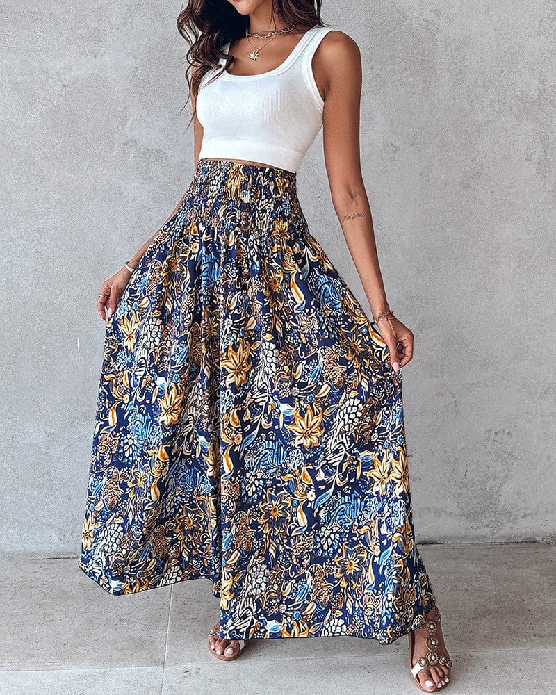 Gabi - Pantalón Floral Elegante