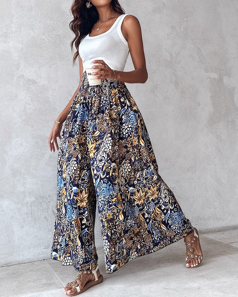 Gabi - Pantalón Floral Elegante