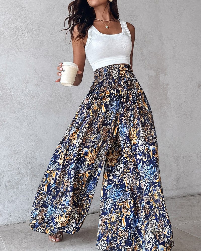 Gabi - Pantalón Floral Elegante
