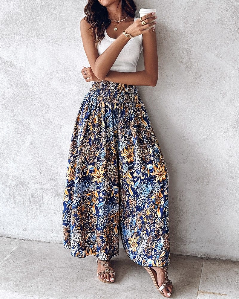 Gabi - Pantalón Floral Elegante