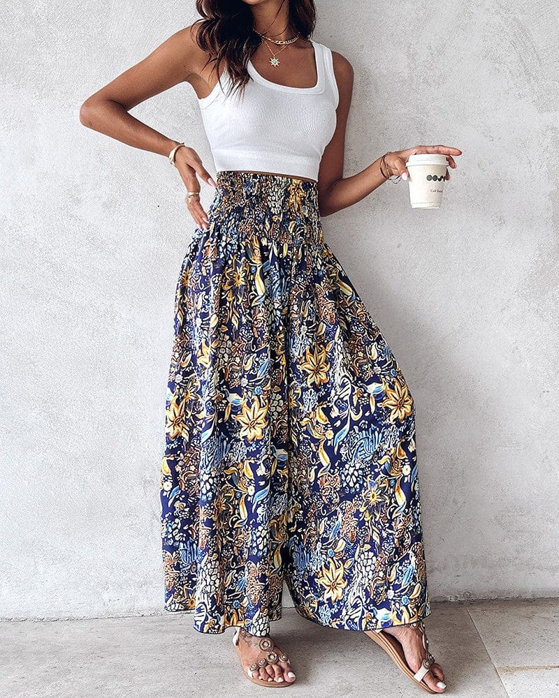 Gabi - Pantalón Floral Elegante