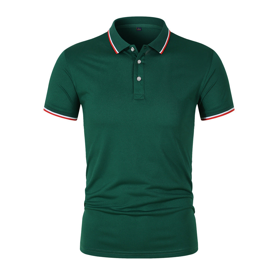Camiseta de Hombre de Color Sólido de Manga Corta | Ideal para Verano