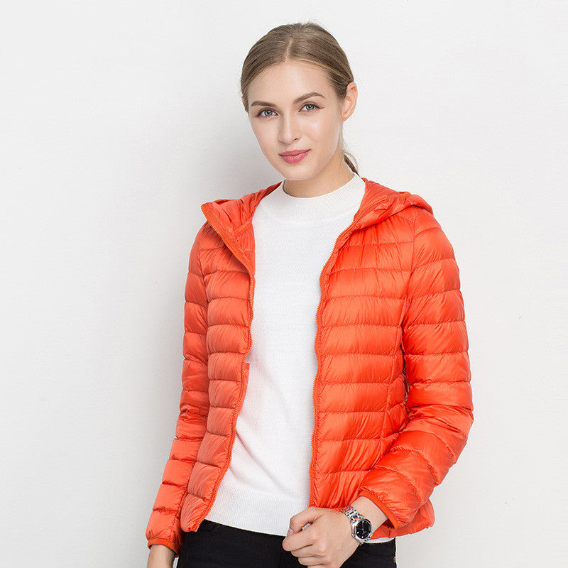 Chaqueta Ligera Acolchada con Capucha para Mujer | Ideal para Invierno