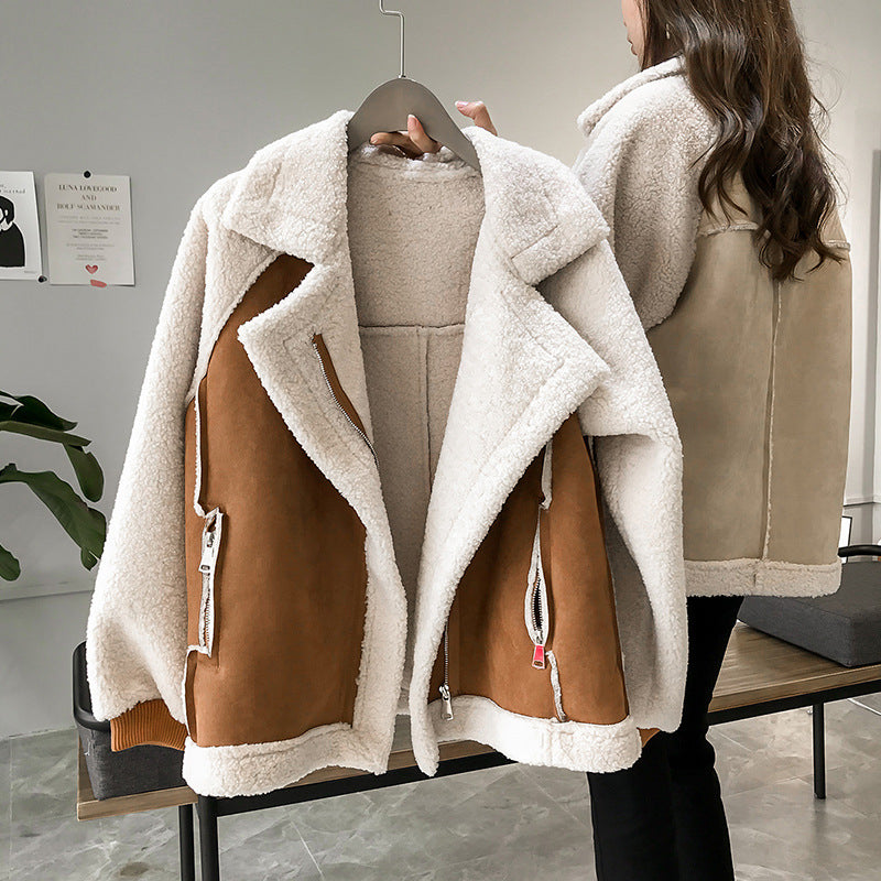 Chaqueta Corta de Gamuza para Mujer | Ideal para Otoño
