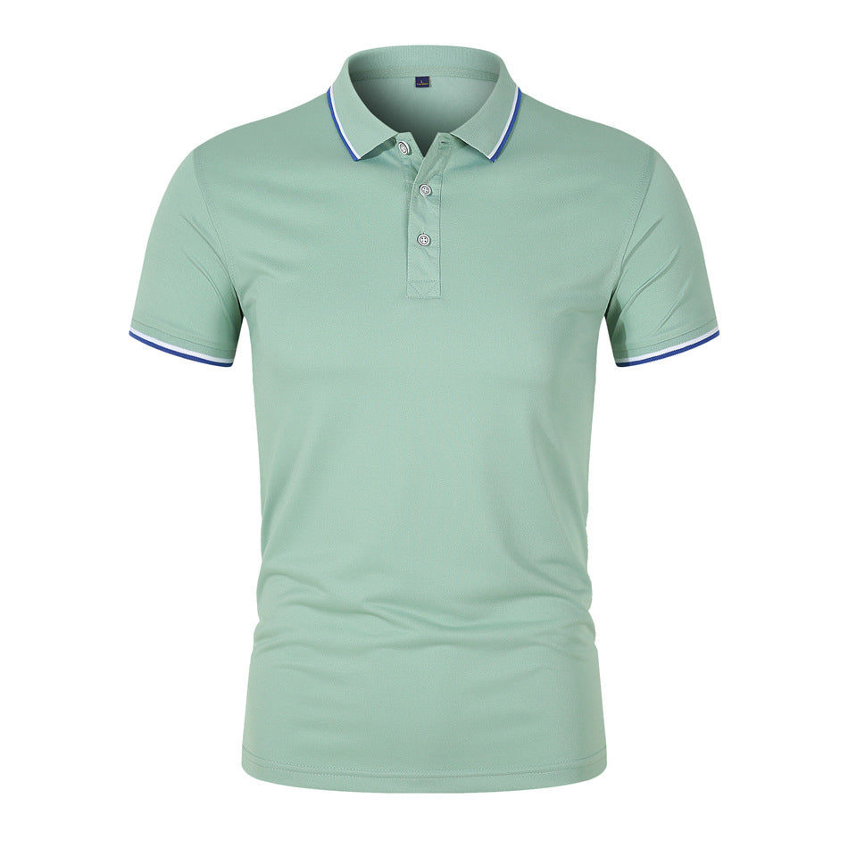Camiseta de Hombre de Color Sólido de Manga Corta | Ideal para Verano