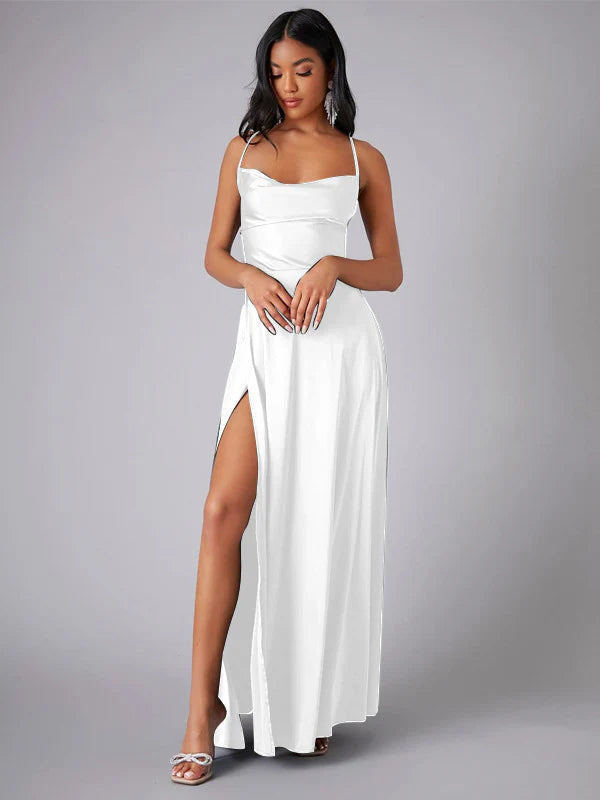 Vestido Largo Fluido con Espalda Abierta | Ideal para Primavera y Verano