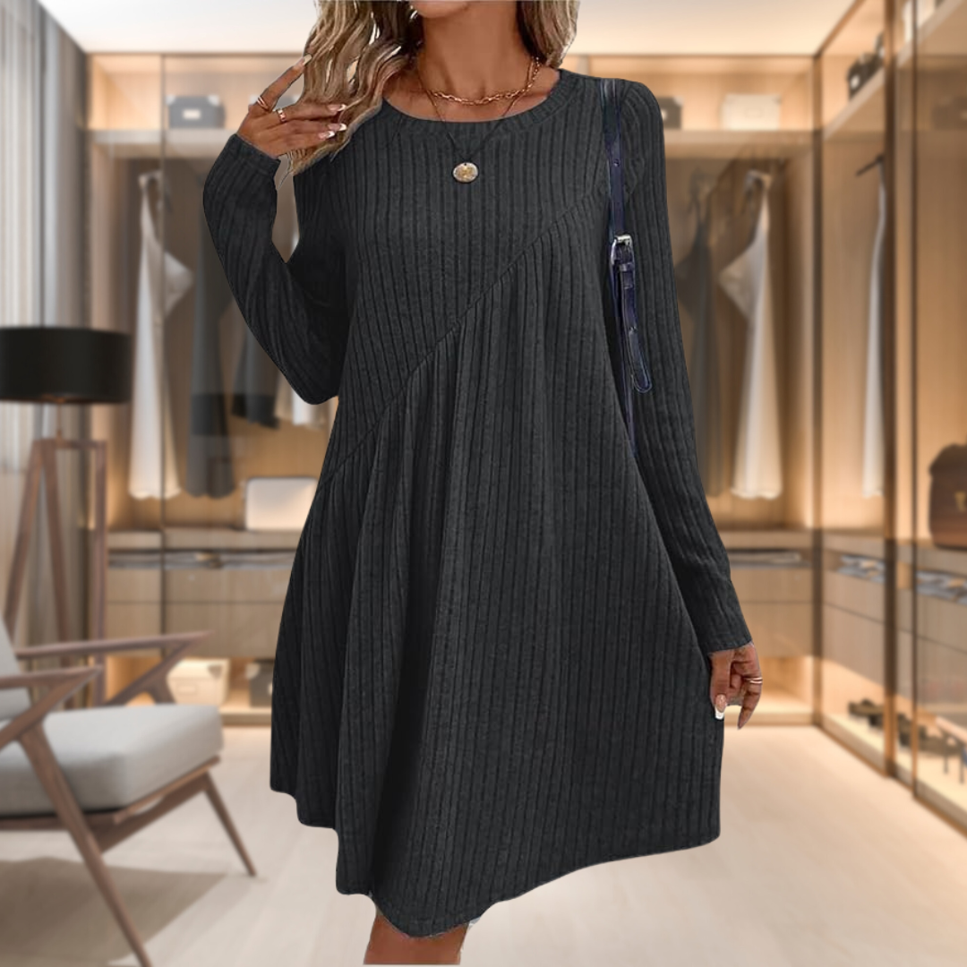 Vestido de manga larga con ajuste cómodo design ideal para Todas las ocasiones