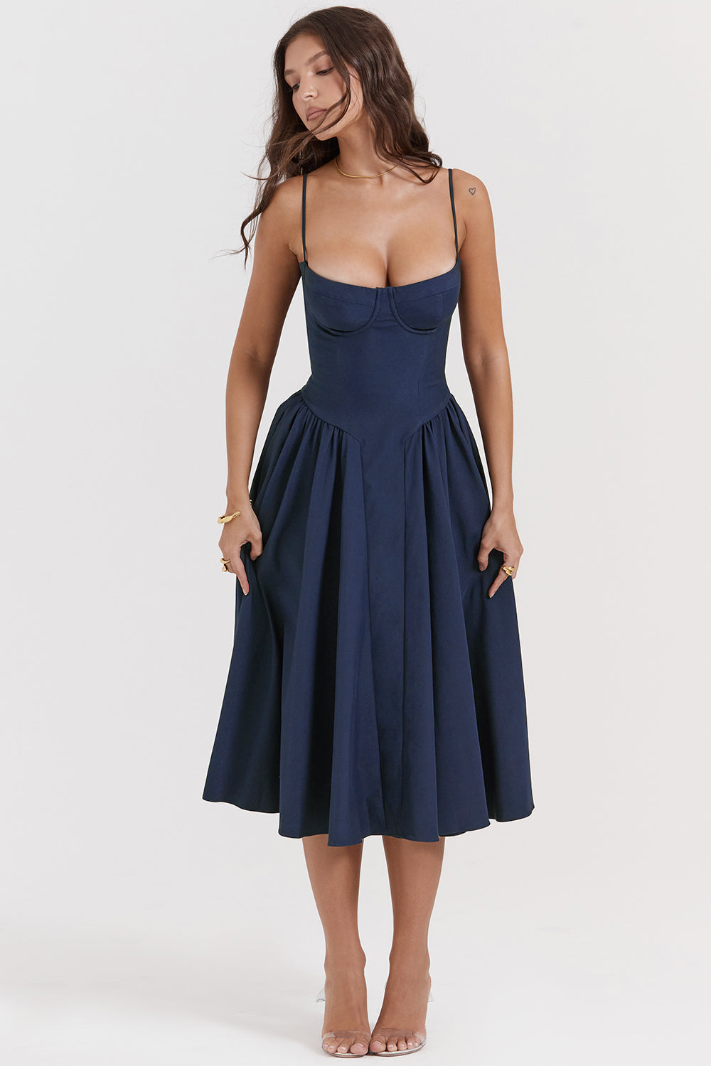 Vestido Corset Sin Tirantes con Cuerpo Ajustado | Ideal para Primavera y Verano