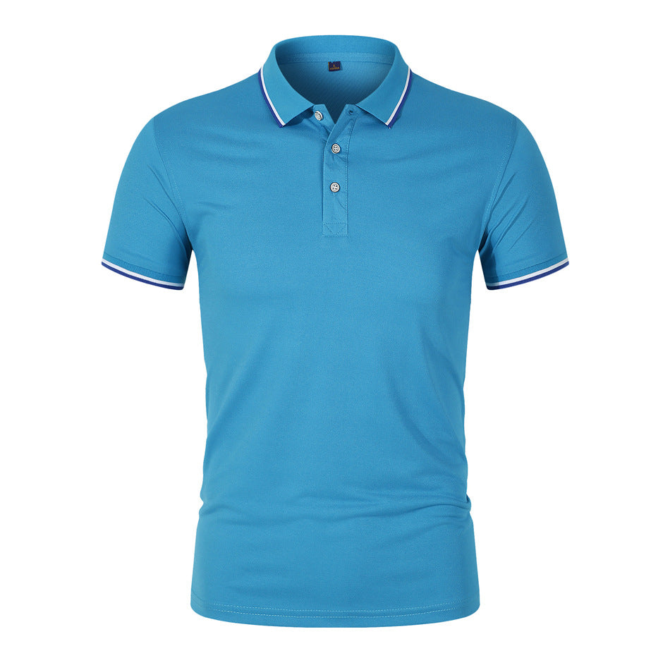 Camiseta de Hombre de Color Sólido de Manga Corta | Ideal para Verano