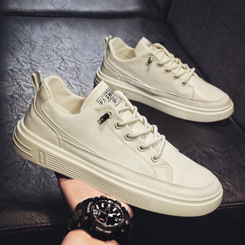 Zapatos Casuales Planos con Cordones para Hombre