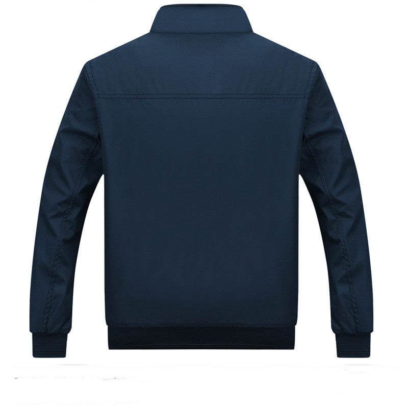 Chaqueta Con Cremallera Y Cuello Alto Para Hombre | Ideal Para Primavera Y Otoño