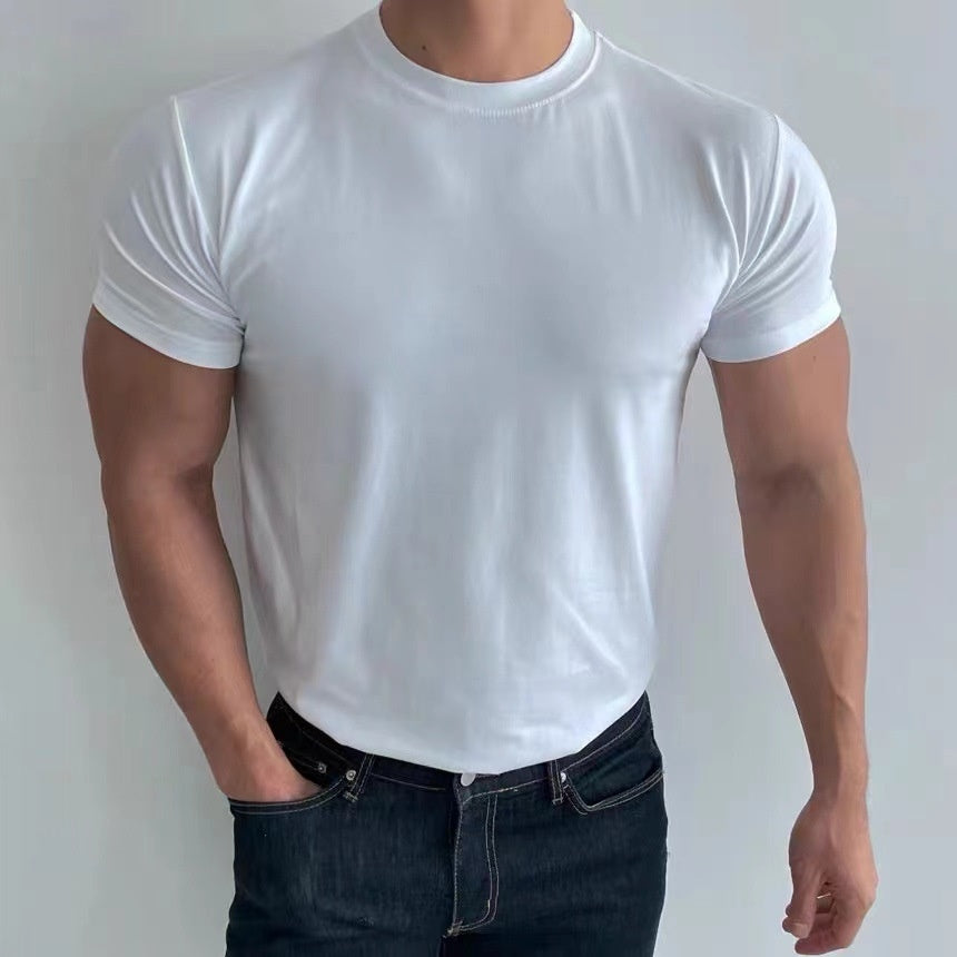 Camiseta de Hombre de Secado Rápido con Corte Slim y Manga Corta | Ideal para Verano