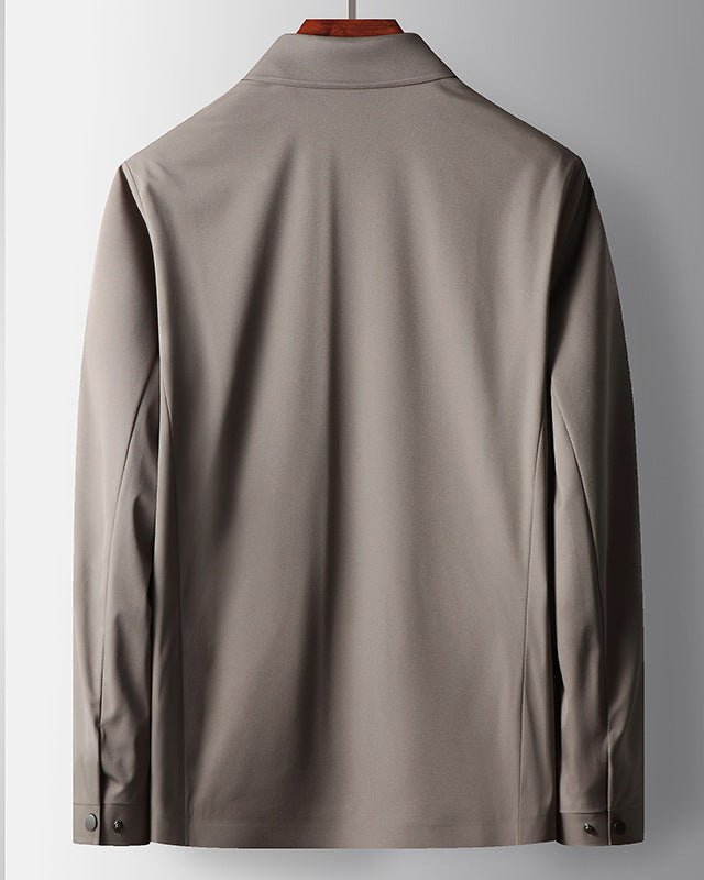 Chaqueta De Poliéster De Manga Larga Para Hombre | Ideal Para Primavera Y Otoño