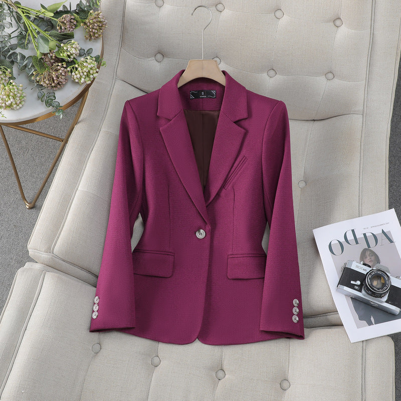 Blazer Entallado de Mujer con Mangas Largas y Bolsillos | Ideal para Otoño e Invierno