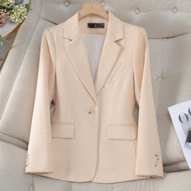 Blazer Entallado de Mujer con Mangas Largas y Bolsillos | Ideal para Otoño e Invierno