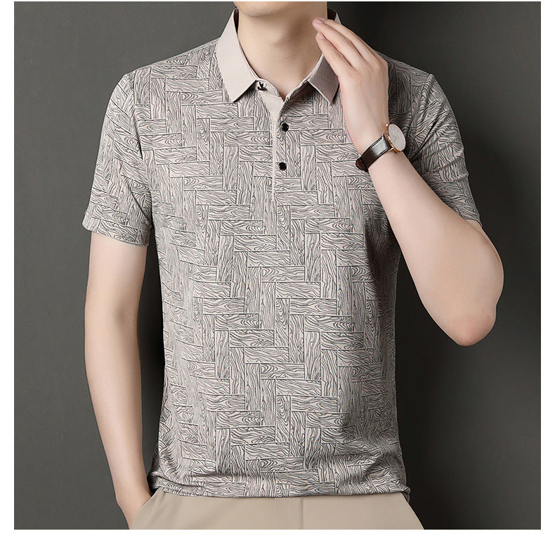 Camisa de Manga Corta de Hielo con Estampado | Ideal para el Verano