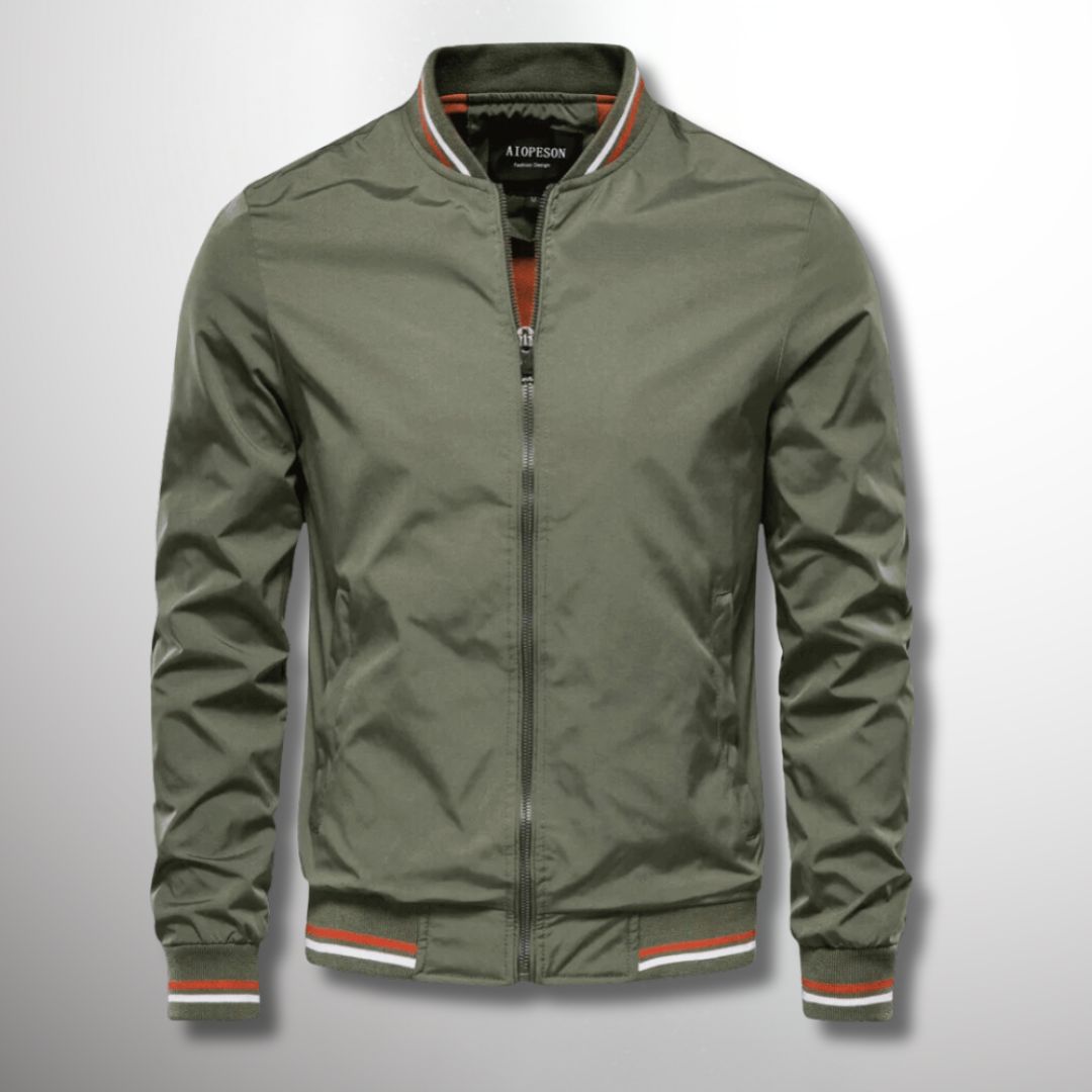 Chaqueta de Hombre Impermeable con Cremallera | Ideal para Primavera y Otoño