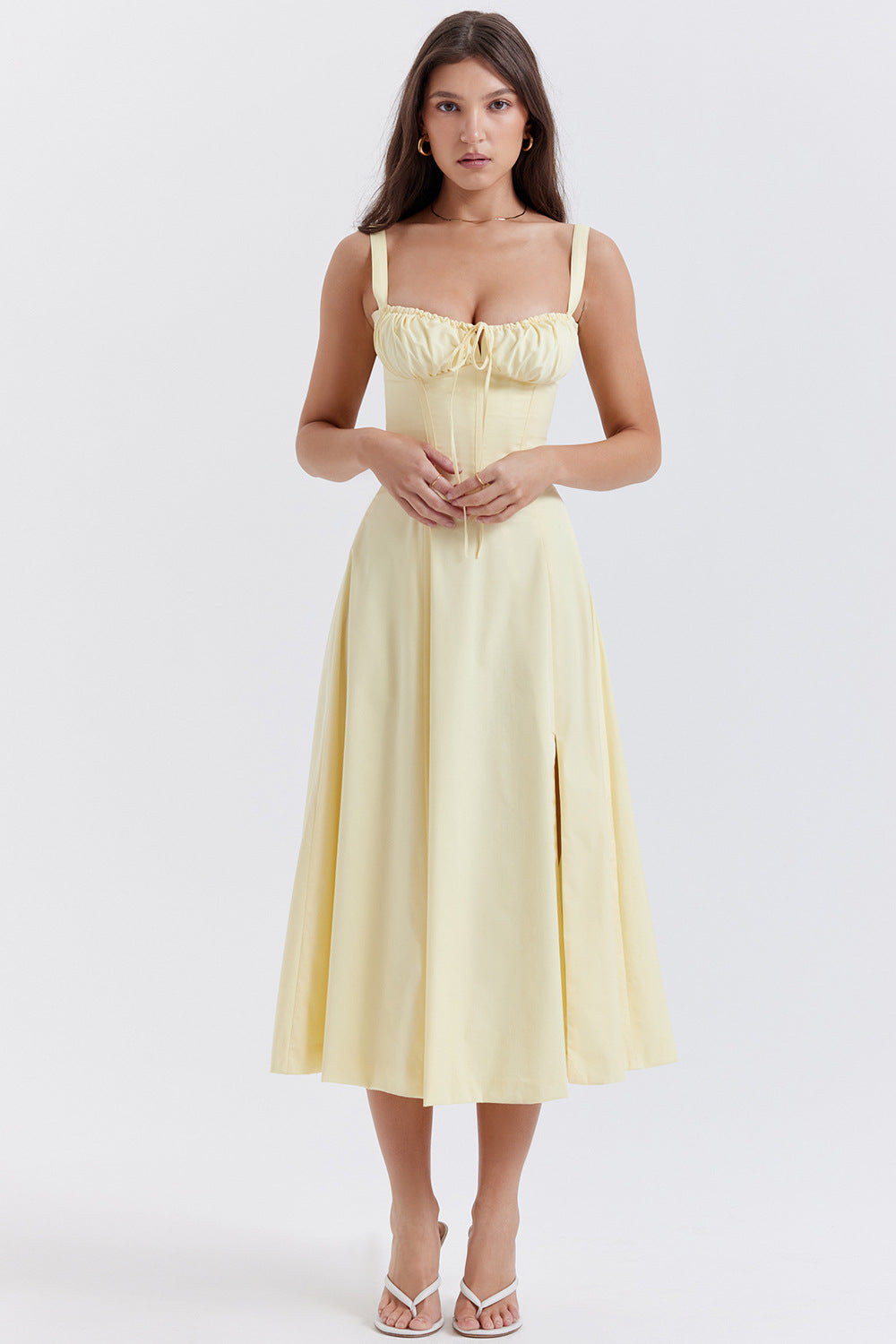 Vestido De Mujer Con Estampado Floral Y Tirantes Ajustables | Ideal Para Verano