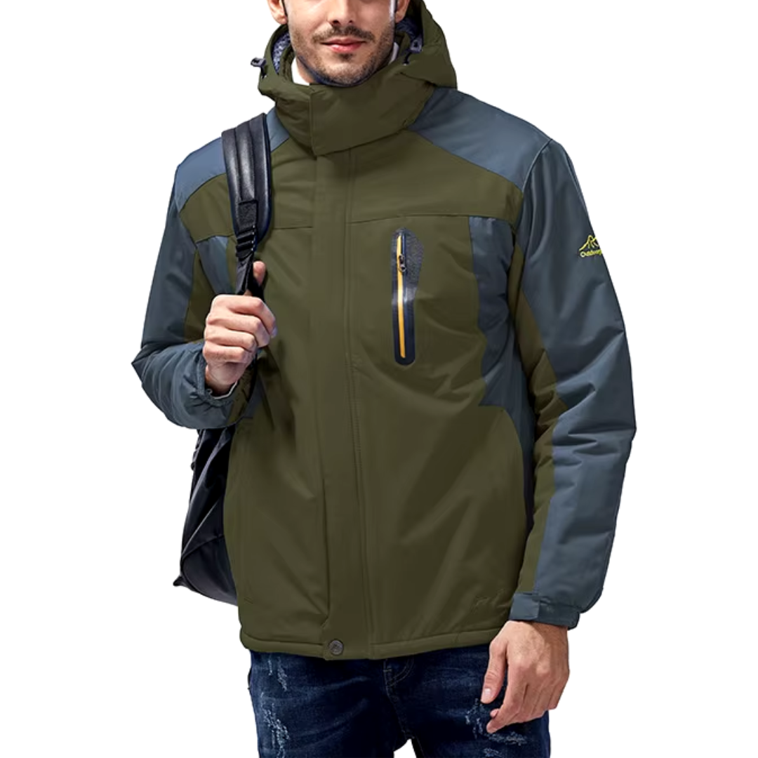 Chaqueta de Invierno para Hombre Aislada e Impermeable al Viento con Tejido Resistente al Agua | Ideal para Invierno