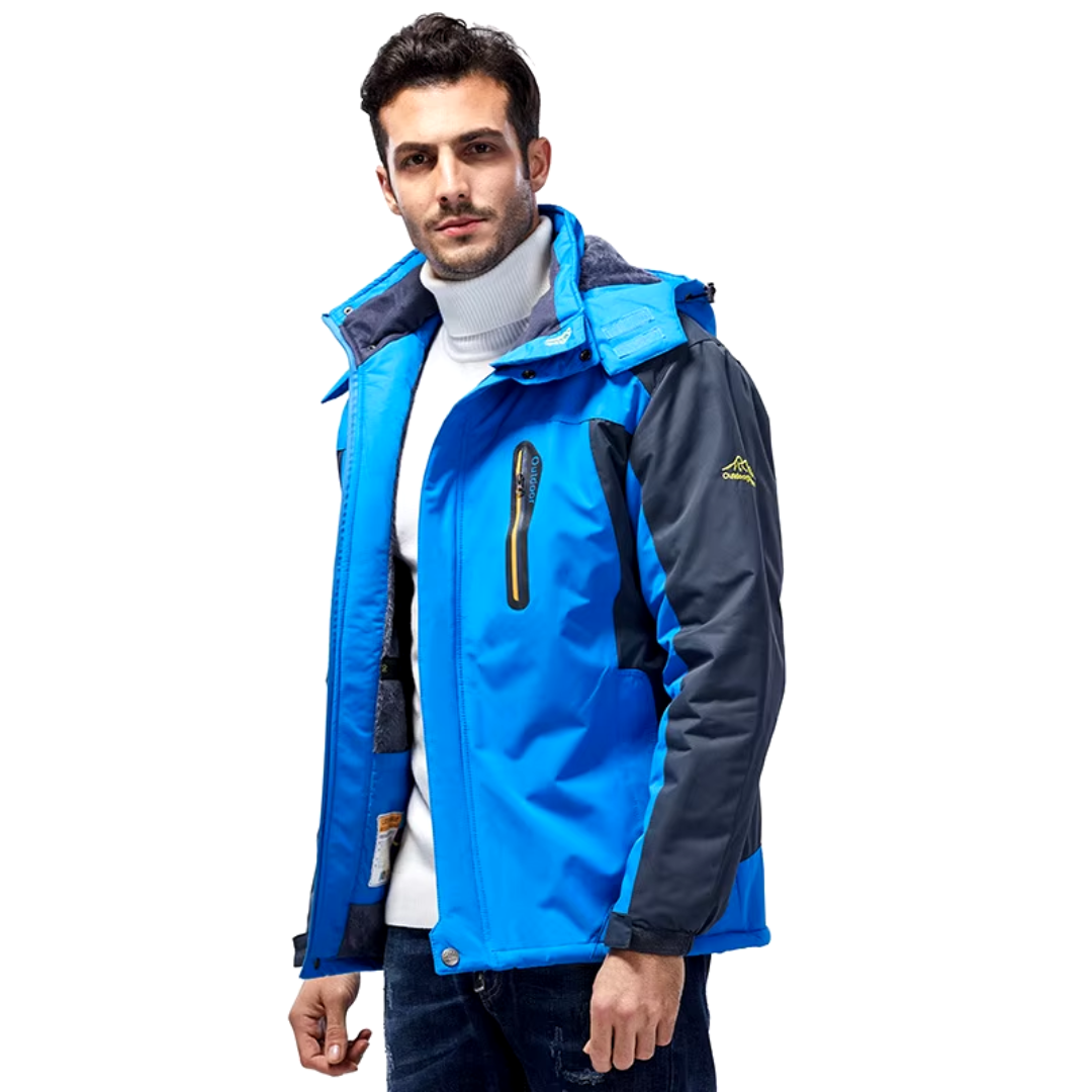Chaqueta de Invierno para Hombre Aislada e Impermeable al Viento con Tejido Resistente al Agua | Ideal para Invierno