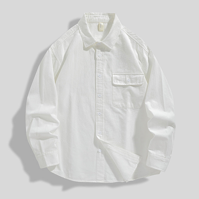 Chaqueta Camisa de Algodón de Corte Holgado para Hombre | Ideal para Todas las Estaciones