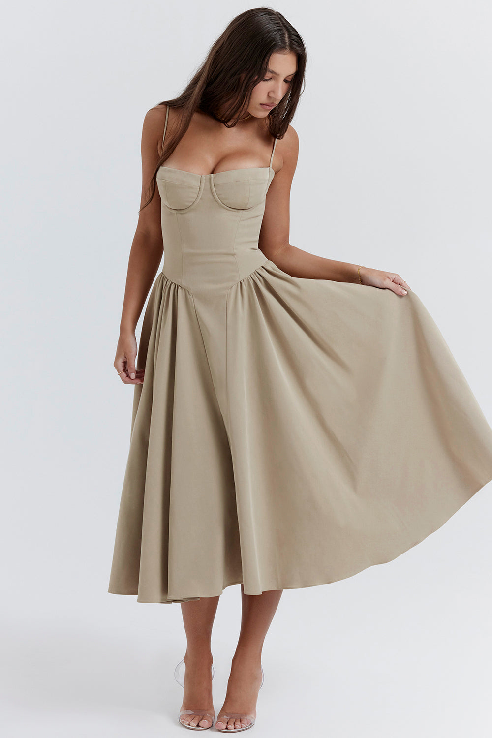 Vestido Corset Sin Tirantes con Cuerpo Ajustado | Ideal para Primavera y Verano