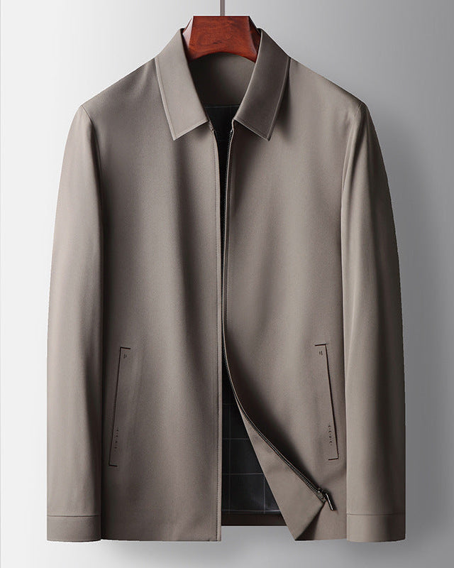 Chaqueta De Poliéster De Manga Larga Para Hombre | Ideal Para Primavera Y Otoño