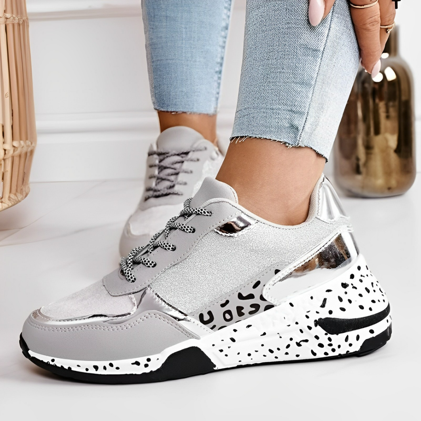 Zapatillas deportivas transpirables y ligeras con suela acolchada | Ideal para primavera y verano