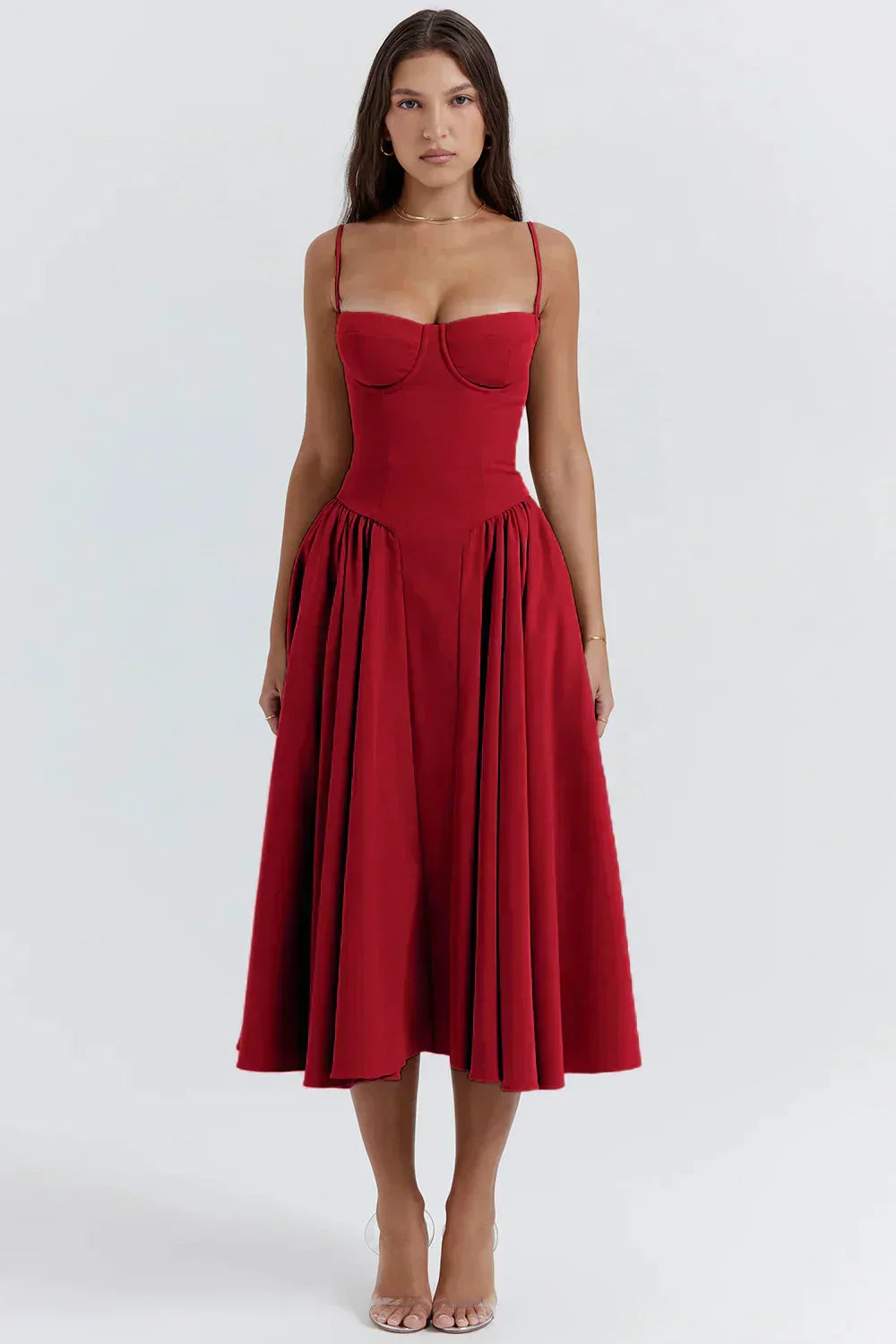 Vestido Corset Sin Tirantes con Cuerpo Ajustado | Ideal para Primavera y Verano