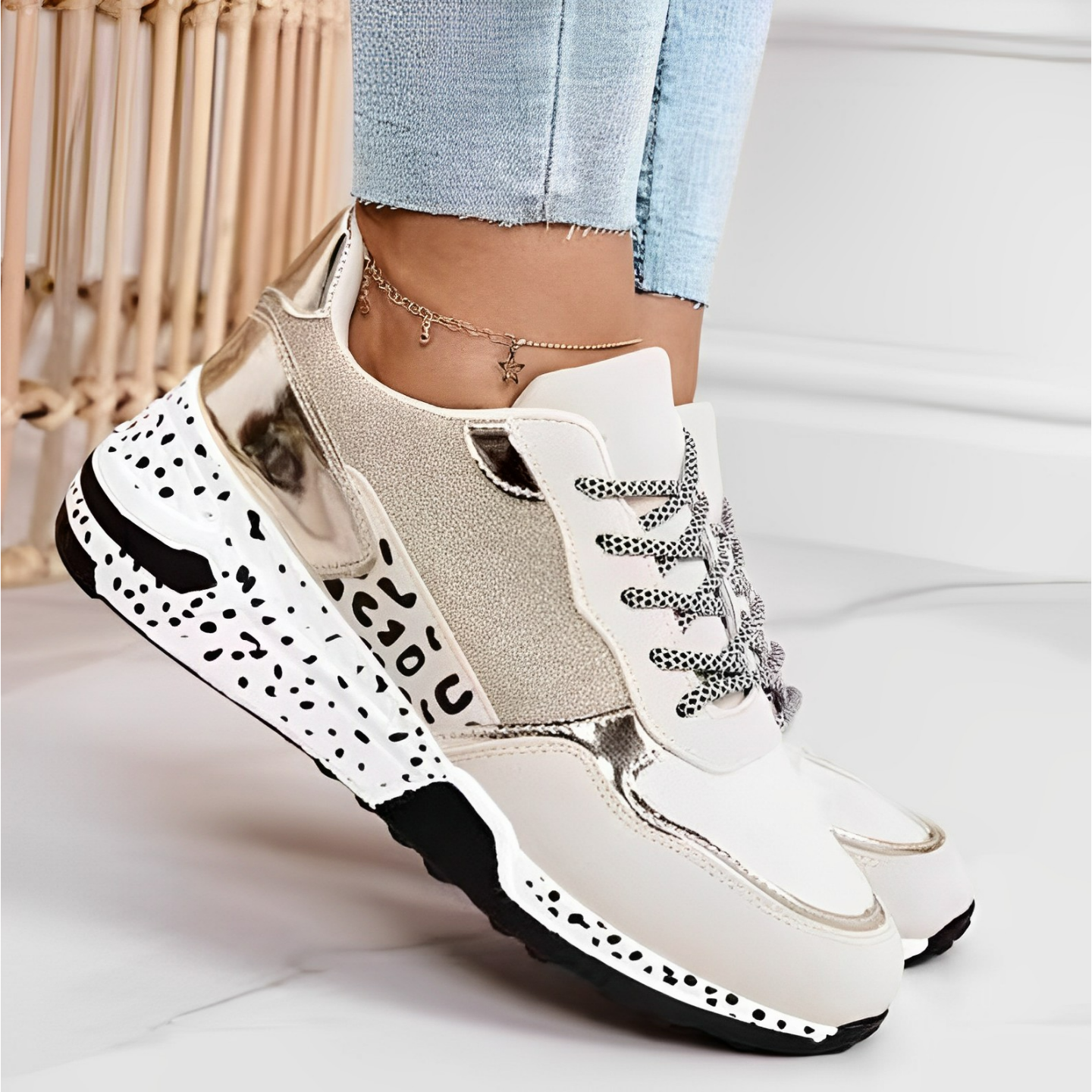 Zapatillas deportivas transpirables y ligeras con suela acolchada | Ideal para primavera y verano