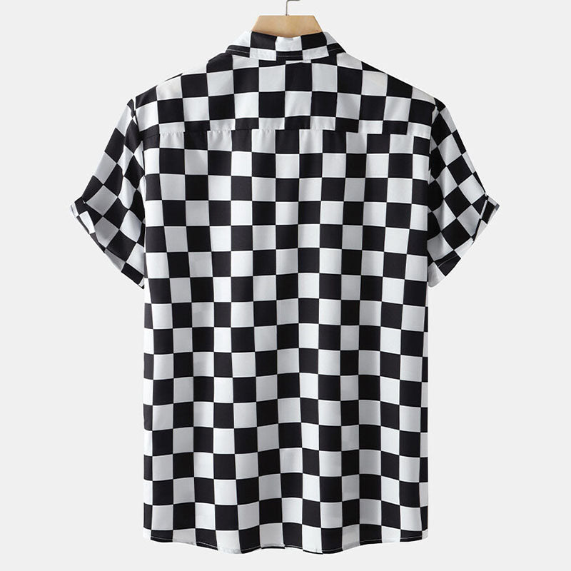 Camisa Hawaiana de Manga Corta con Impresión 3D Ideal para el Verano
