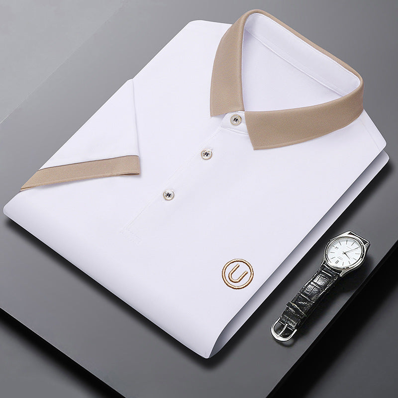 Camiseta Tipo Polo de Manga Corta en Color Sólido | Ideal para el Verano