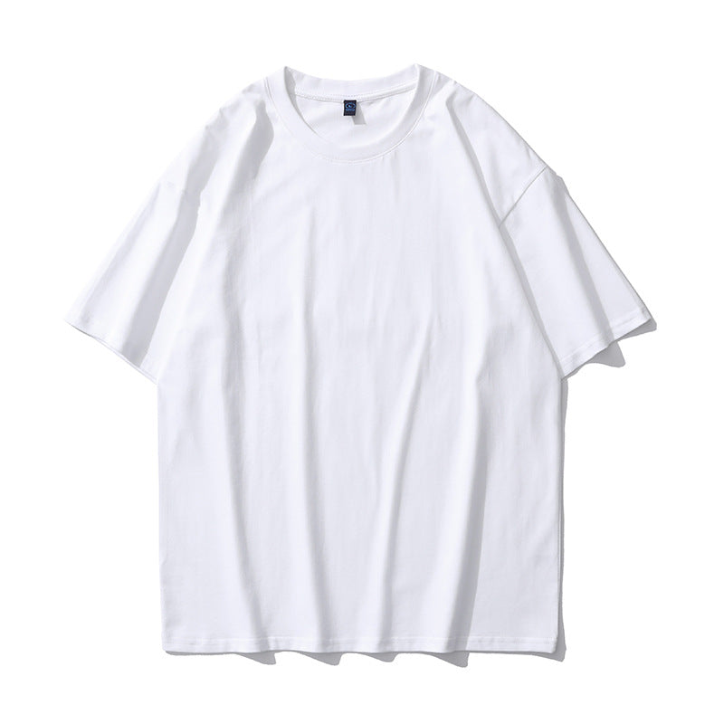 Camiseta de Algodón de Manga Corta de Peso Pesado Ideal para Verano