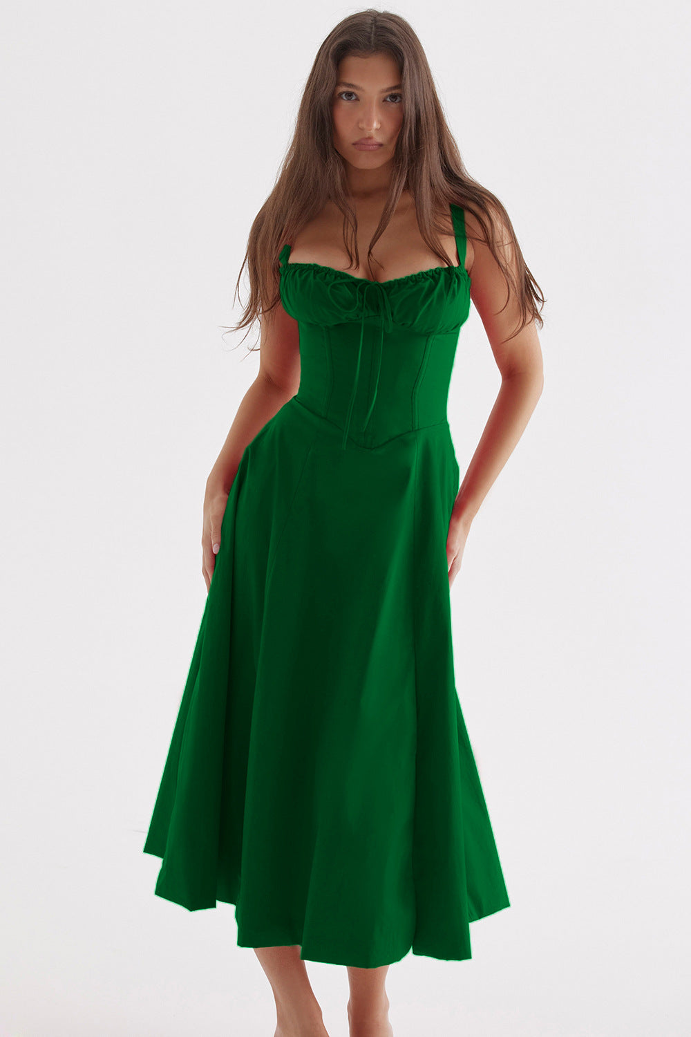 Vestido De Mujer Con Estampado Floral Y Tirantes Ajustables | Ideal Para Verano